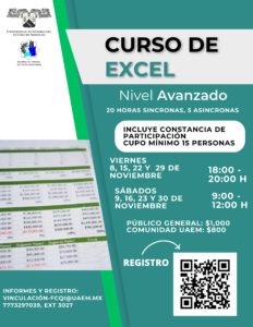 posters Excel avanzado